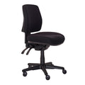 Buro Roma mid back office chair in black, Perth ergonomic seating
