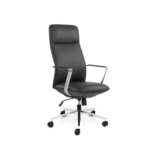 Director High Back Leather Office Chair - Chair Guru