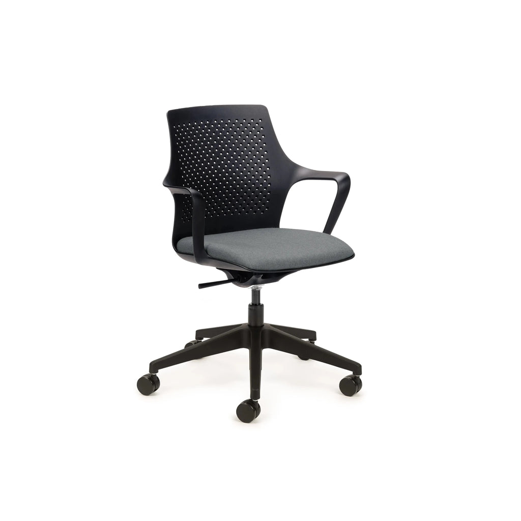 Gemina Black Hi Arch Chair - Chair Guru